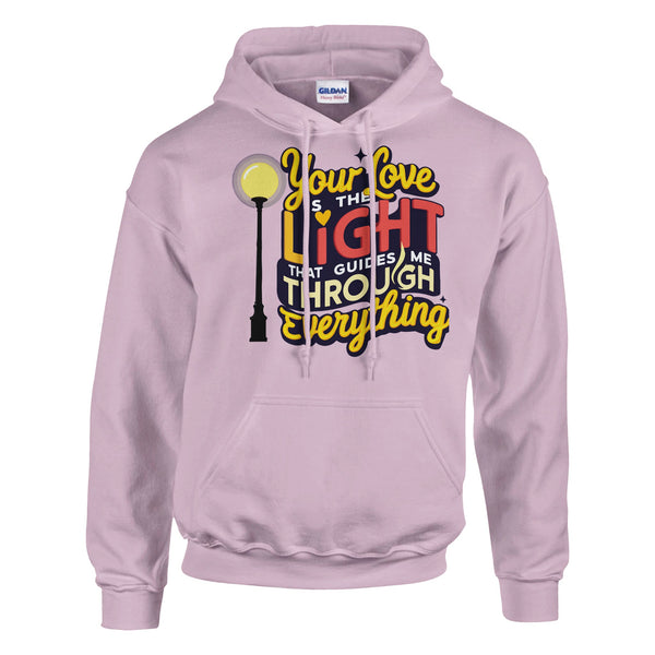 For the Light of My Life – A Cozy Gift for Your Husband - Light Pink - Hoodies