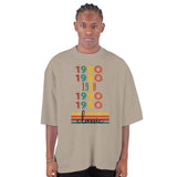 Versatile Vibes - Custom Year Men's Heavyweight T-Shirt - oatmeal - Crewneck T-shirts