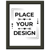 Timeless Decor - Classic Customizable Semi Glossy Poster with Metal Frame - 15x20 cm 6x8″ - Metal Framed Posters