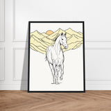 Mountain Majesty - The Spirit of the Wild - - Wooden Framed Posters