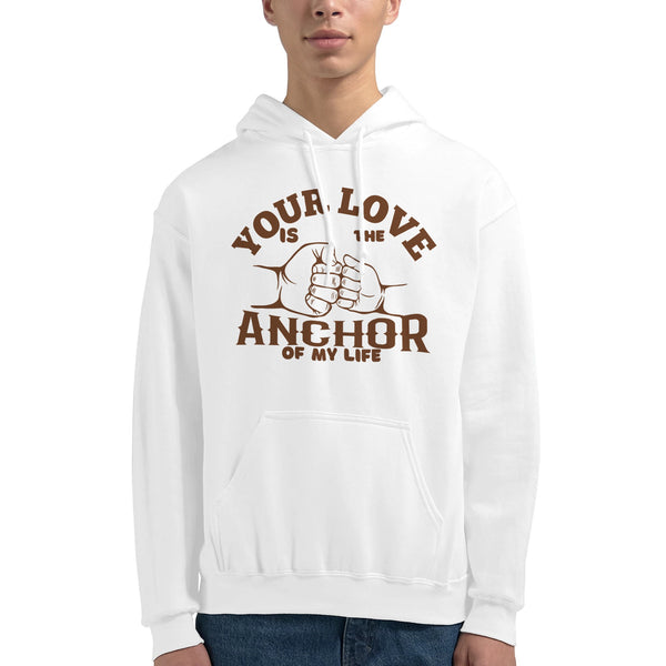 Dad, My Steady Anchor - A Heartfelt Design - - Hoodies