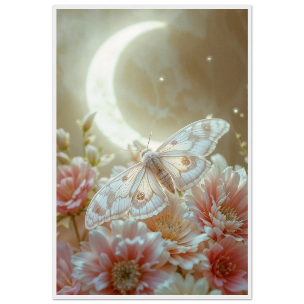 Ethereal Night Poster – Perfect Gift for Her - - Wooden Framed Posters