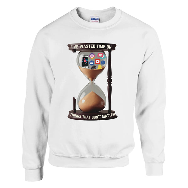 Sands of Time - Social Media Reflection Sweatshirt - White - Sweatshirt