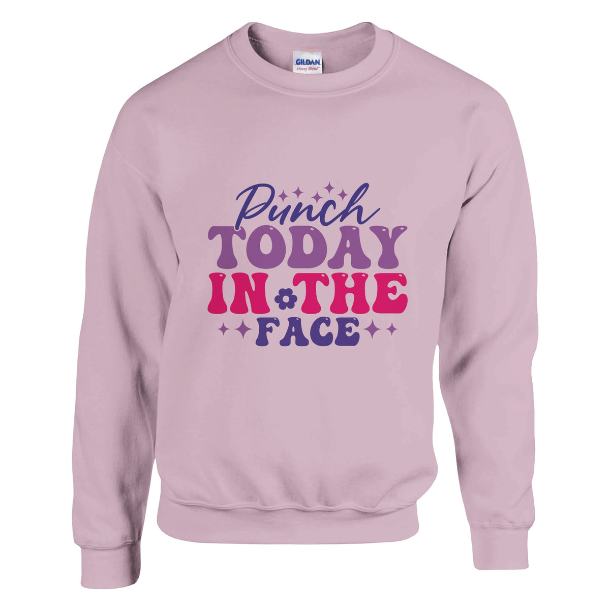 Seize the Day - Punch TODAY in the Face - Light Pink - Sweatshirt