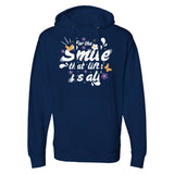 Butterflies & Blossoms - Celebrate Your Work Friend - Classic Navy - Hoodies