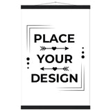 Vintage Vibes - Classic Matte Poster with Custom Magnetic Hangers - 40x60 cm 16x24″ Black wall hanger - Posters With Hanger