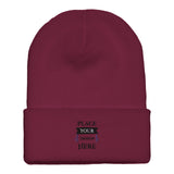 Personalize Your Winter Look with the Flexfit Cuffed Beanie - Maroon - Beanies