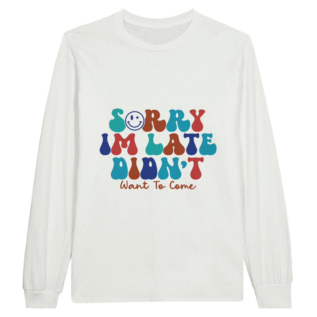 Late Arrival Chic - Wear Your Excuses with Style - White - Sweatshirt