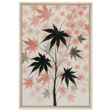 Blush Bloom Harmony – Framed Canvas Botanical Gift - - Canvas