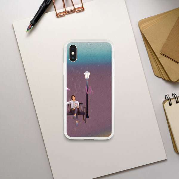 Rainy Romance - Mrs. & Mr. Matching Cases - iPhone XS Special Case For Mr - Tech Accessories