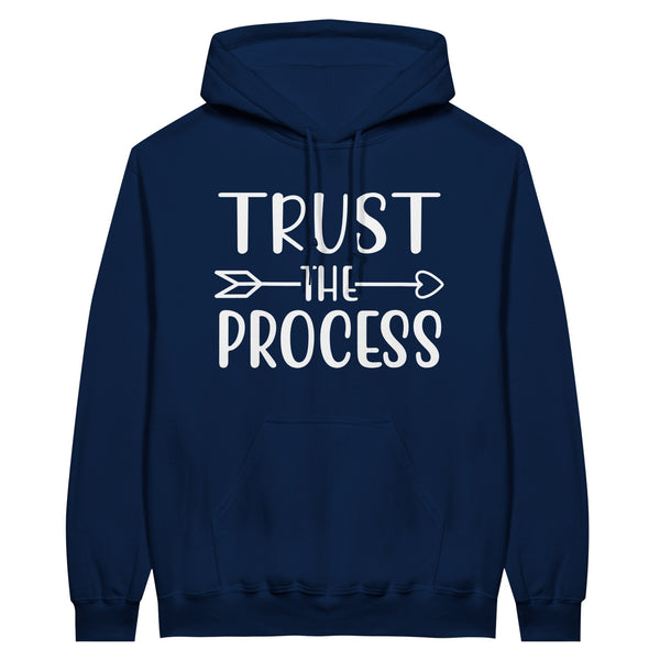 Trust the Process - Classic Unisex Pullover Hoodie - Navy - Hoodie