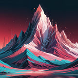 Mountains of Tomorrow - A Futuristic Horizon - - Posters