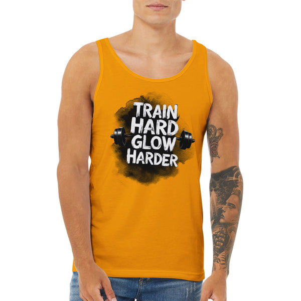 Train Hard Tank Top Gift for Gym Lovers - - Scoop Tank