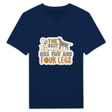 Fur & Four Legs - Where Comfort Meets Therapy in Every Stitch - Navy - T-Shirts