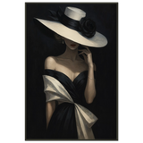 Timeless Fashion Wall Art – Premium Metal Framed Poster - - Metal Framed Posters
