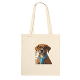 Scholar Pup Tote - Carry Wisdom on the Go - Default Title - Tote Bags