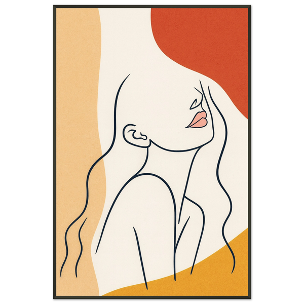 Abstract Muse – Minimalist Metal Poster Gift - Default Title - Metal Framed Posters