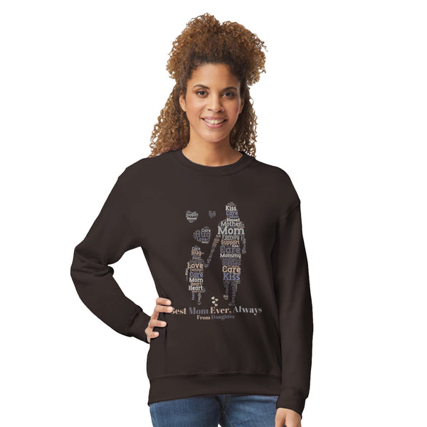 A Love That Lasts - Best Mom Ever Sweatshirt - Dark Chocolate - Sweatshirts