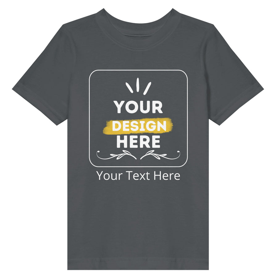Playtime Perfect - Soft and Durable Customizable Toddler T-Shirts - Charcoal - Kids' T-Shirts