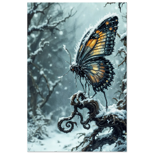 Winter Wings – Butterfly Fine Art Gift - Default Title - Posters