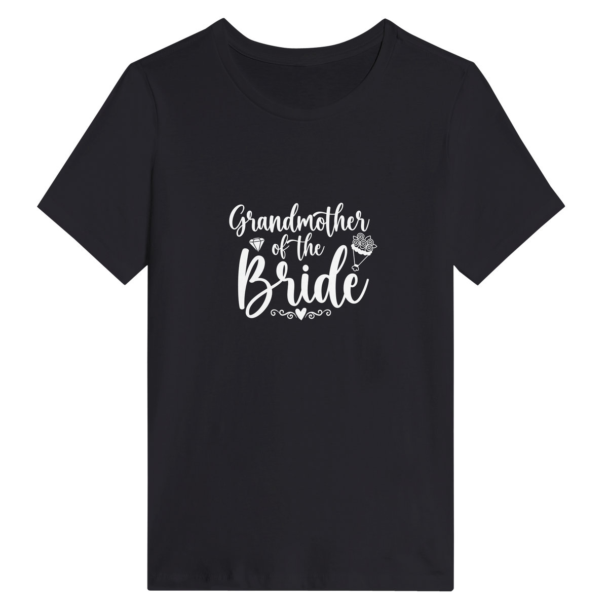 Guardian of Tradition - Celebrate with 'Grand Mother of Bride - Black - T-Shirt