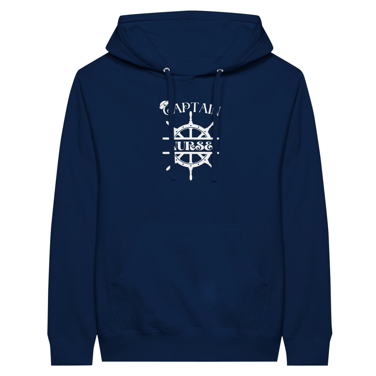 Heroic Tribute - Captain Nurse Vintage Hoodie - Navy - Pullover Hoodies