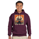 Sunset Serenity - For the Dad Who Inspires - Maroon - Hoodies