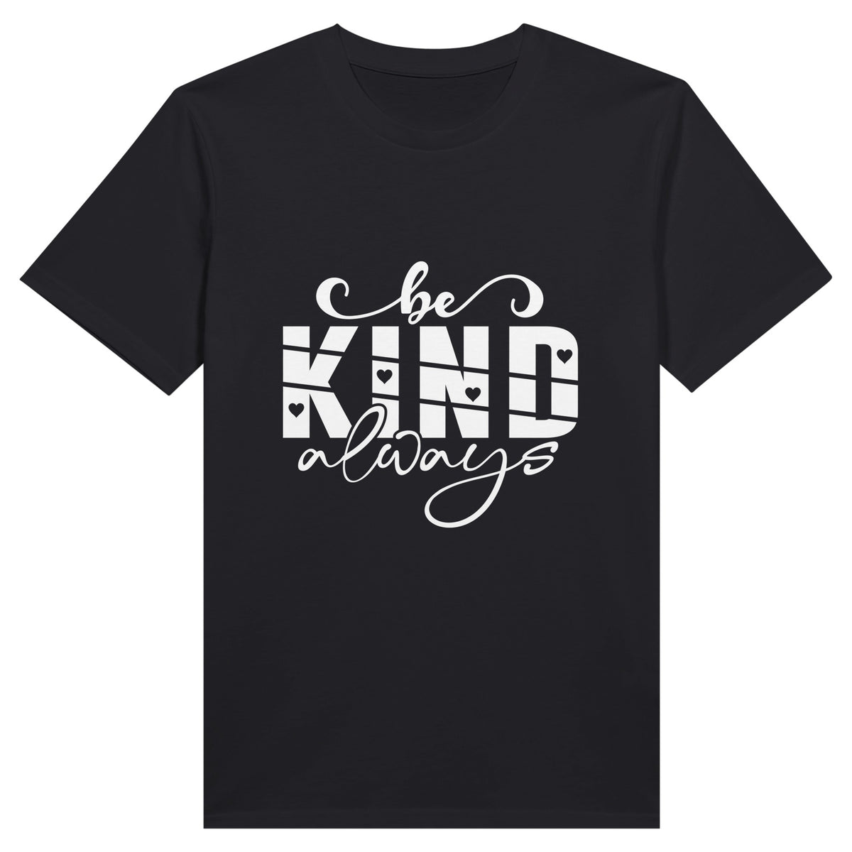 Be Kind Daily Shirt - Spread the Love - Black - T-shirts