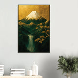Gift Nature’s Majesty - Metal Framed Poster with Waterfall - Default Title - Metal Framed Posters