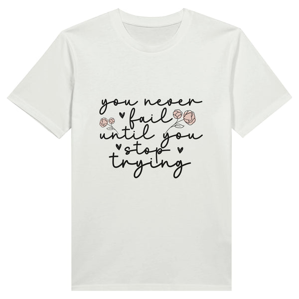 Strength in Resilience - Embrace the Journey Tee - White - Print Material