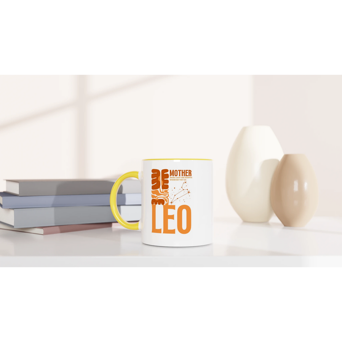 Zodiac Mug with Color – Gift for Coffee Lovers - Leo - Mugs
