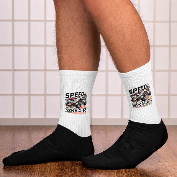 Blazing Speeds - Racing Socks for the Fast Lane - - Socks