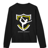 Shield of Expression Long Sleeve Tee - Black women - Long Sleeve T-shirts