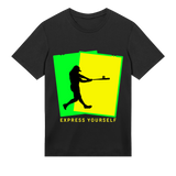 Bold Baseball Silhouette Shirt - Black men - T-shirts