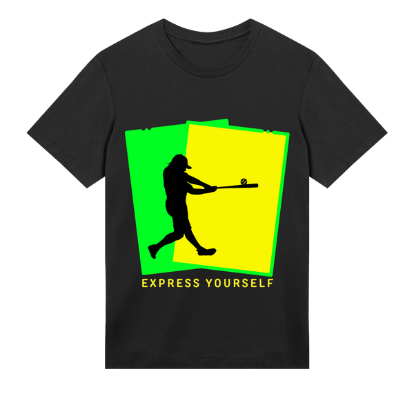 Bold Baseball Silhouette Shirt - Black men - T-shirts