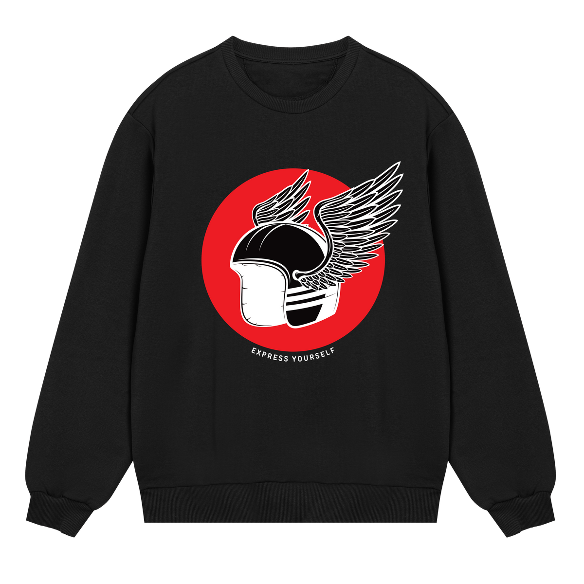 Winged Freedom Sweatshirt - Black men - Sweatshirts