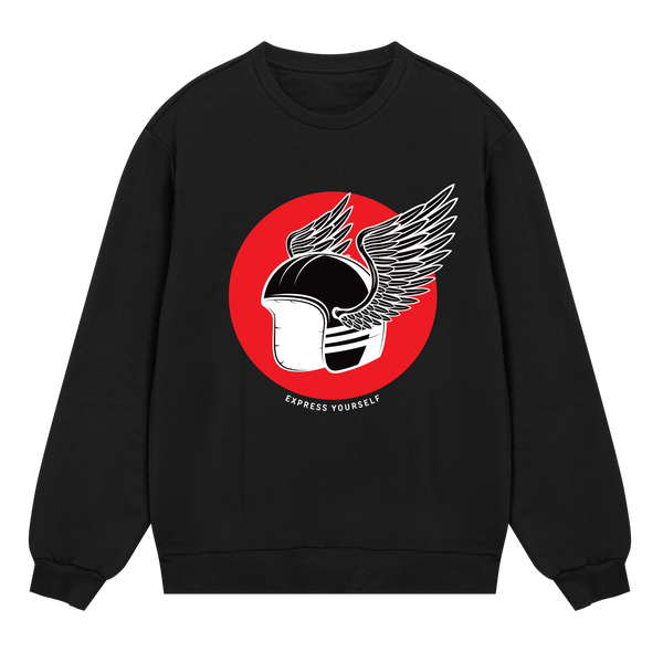 Winged Freedom Sweatshirt - Black men - Sweatshirts