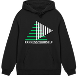 Bold Stripes - The Express Yourself Hoodie - Black men - Hoodies