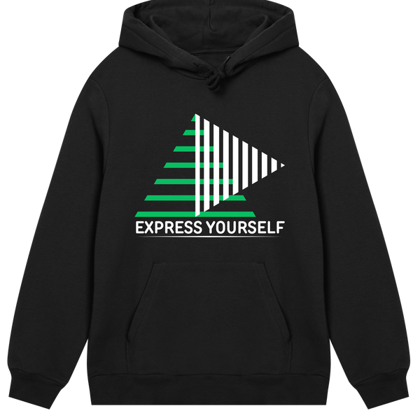 Bold Stripes - The Express Yourself Hoodie - Black men - Hoodies