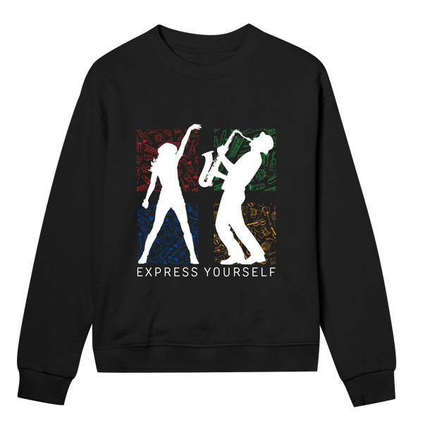 Colorful Crescendo - Musical Expression - Black women - Sweatshirts