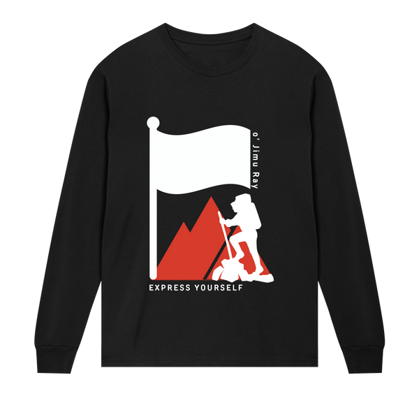 Mountain Majesty - Express Your Climb - Black men - Long Sleeve T-shirts