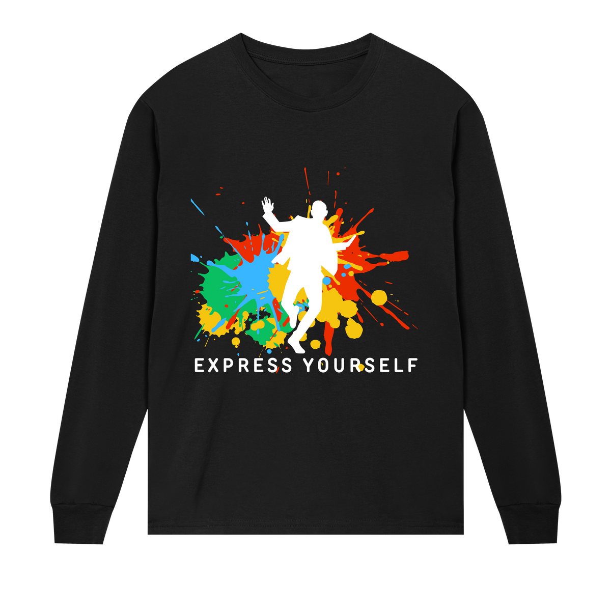 Playful Expressions - Define Your Style - Black men - Long Sleeve T-shirts