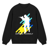 Heritage Re-imagined: Stylish Men’s Sweatshirt - Black men - Sweatshirts