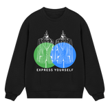 Express Your Elegance - Suit Silhouettes - Black men - Sweatshirts