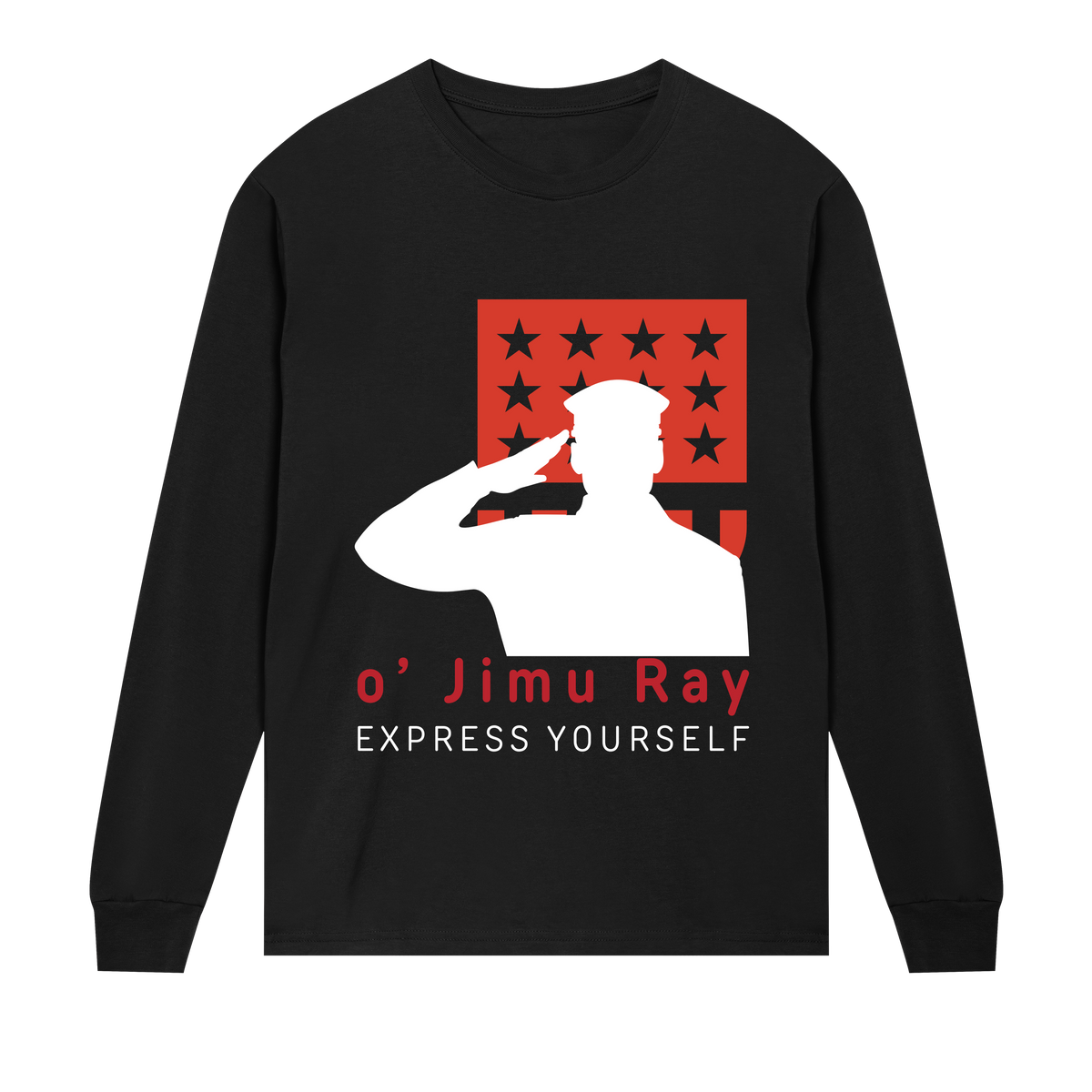 Pride In Every Stitch - o' Jimu Ray 4th July Special - Black men - Long Sleeve T-shirts