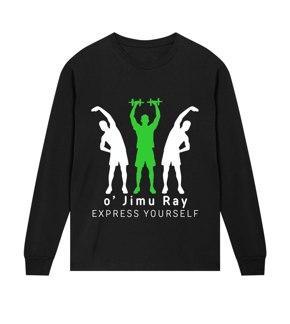 Empowerment Through Fitness Tee - Black men - Long Sleeve T-shirts