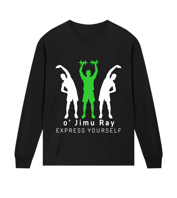 Empowerment Through Fitness Tee - Black men - Long Sleeve T-shirts