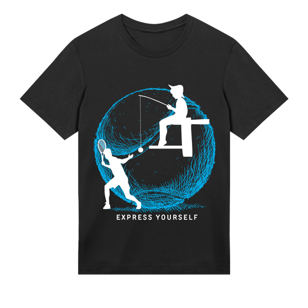 Tennis Flair - Bold Moves Tee - Black men - T-shirts