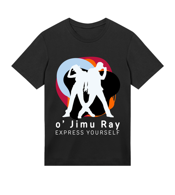 Rhythmic Duo - Organic Cotton Men's Regular T-Shirt - Black men - T-shirts