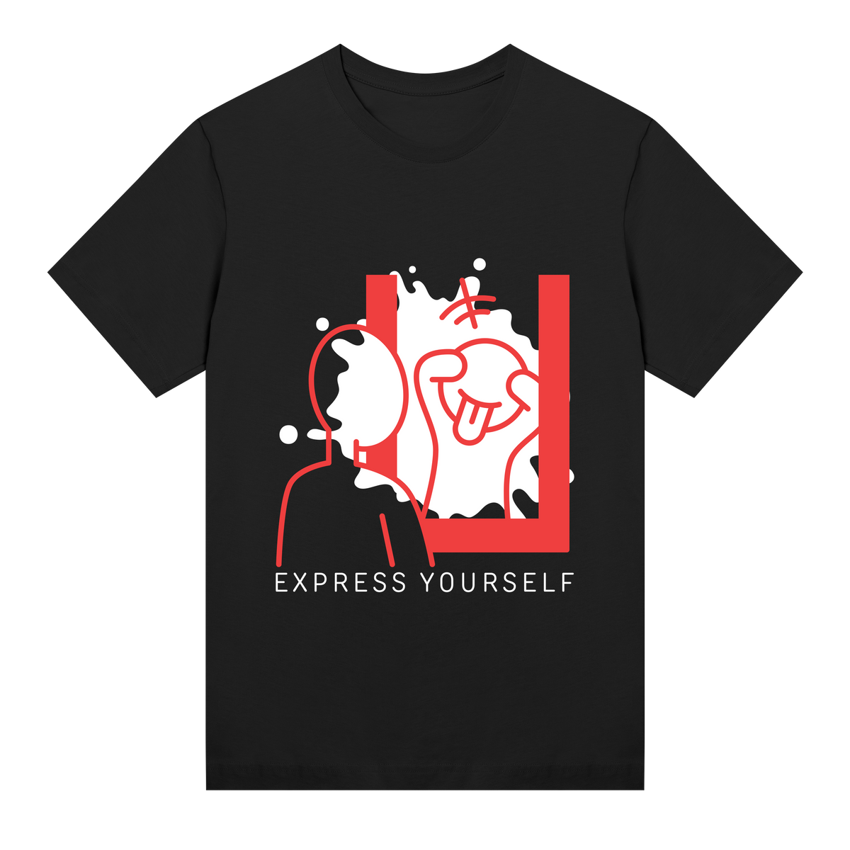 Playful Reflections - Express Yourself Tee - Black women - T-shirts